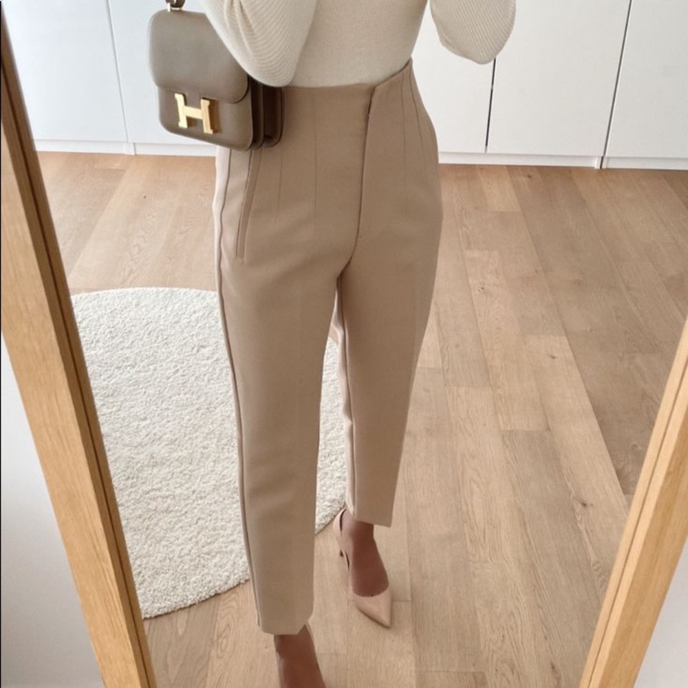 SOLD zara highwaisted pants XS